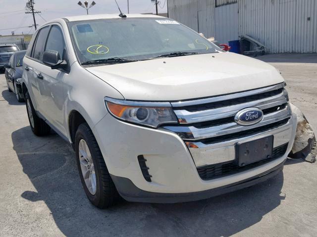 2FMDK3GC0DBE19365 - 2013 FORD EDGE SE WHITE photo 1