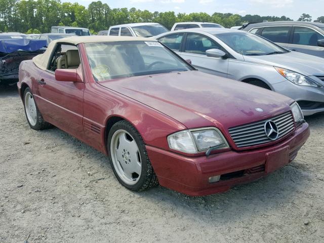 WDBFA66E4LF005859 - 1990 MERCEDES-BENZ 500 SL BURGUNDY photo 1