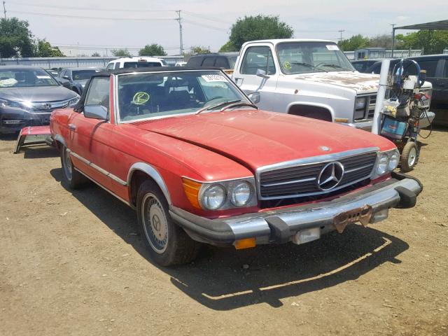 WDBBA45A1CB017735 - 1982 MERCEDES-BENZ 380 SL RED photo 1