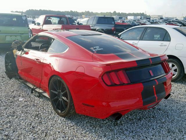 1FA6P8CF9F5368750 - 2015 FORD MUSTANG GT RED photo 3