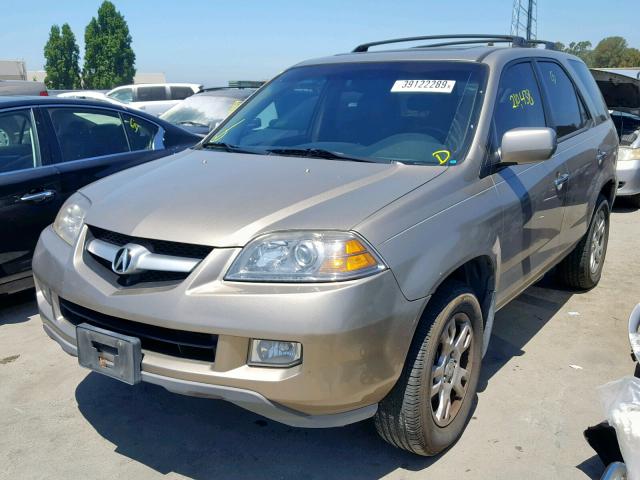 2HNYD18626H511231 - 2006 ACURA MDX TOURIN GOLD photo 2