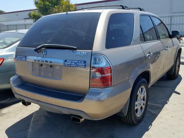 2HNYD18626H511231 - 2006 ACURA MDX TOURIN GOLD photo 4