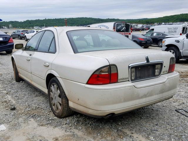 1LNHM87A43Y662492 - 2003 LINCOLN LS WHITE photo 3