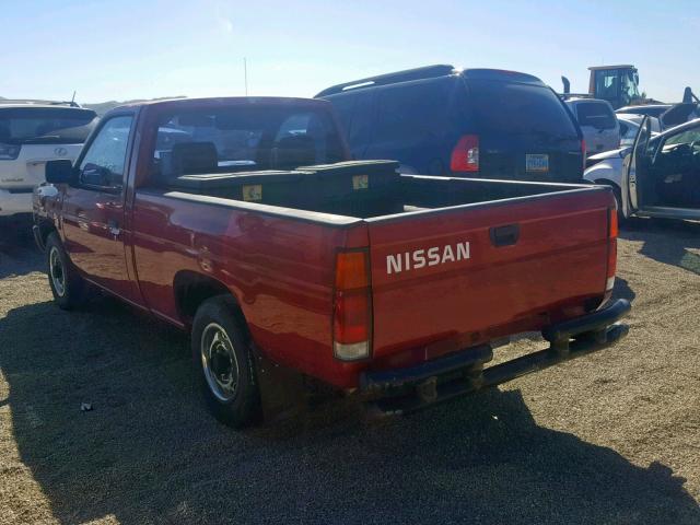 1N6SD11S2PC322339 - 1993 NISSAN TRUCK SHOR MAROON photo 3