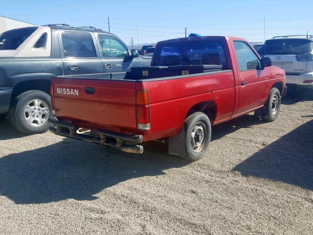 1N6SD11S2PC322339 - 1993 NISSAN TRUCK SHOR MAROON photo 4