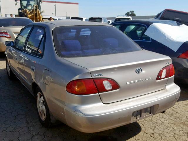 1NXBR18EXWZ000783 - 1998 TOYOTA COROLLA VE GRAY photo 3