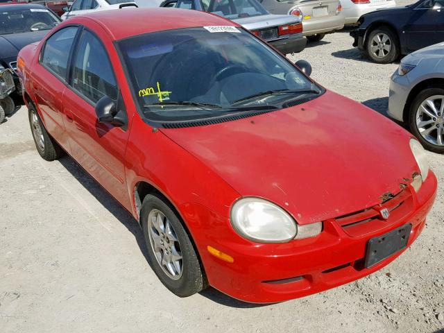 1B3AS46C42D517502 - 2002 DODGE NEON SE RED photo 1