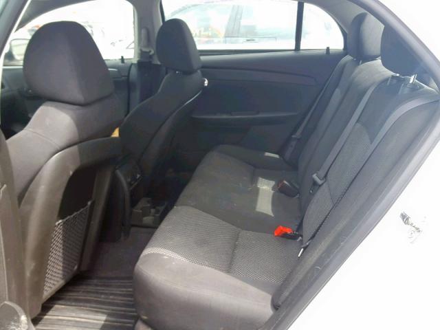 1G1ZC5E07CF158642 - 2012 CHEVROLET MALIBU 1LT WHITE photo 6