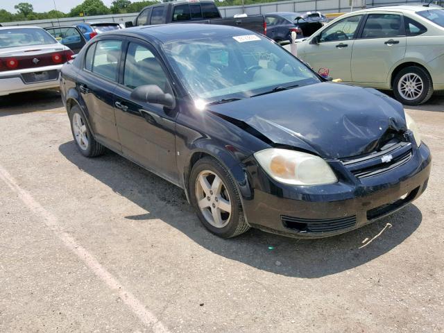 1G1AL55F567685062 - 2006 CHEVROLET COBALT LT BLACK photo 1