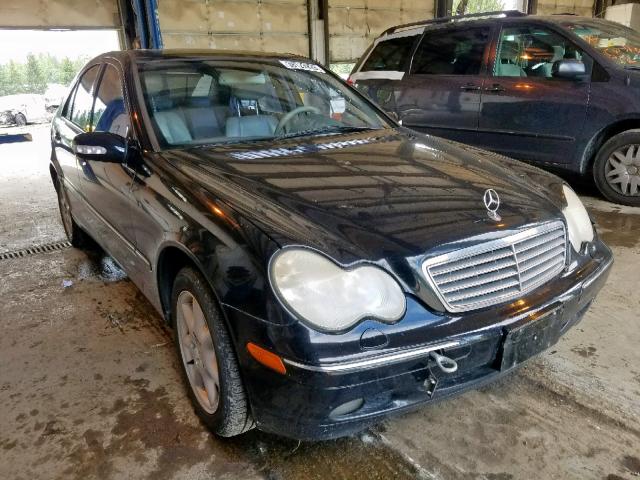 WDBRF64J41F076930 - 2001 MERCEDES-BENZ C 320 BLACK photo 1