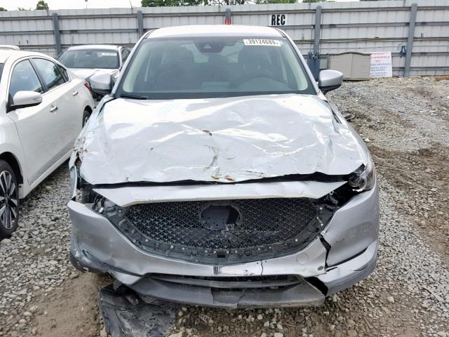 JM3KFABMXJ0399764 - 2018 MAZDA CX-5 SPORT SILVER photo 9