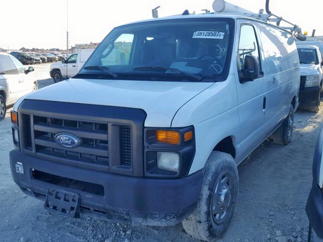 1FTNE2EL1ADA58909 - 2010 FORD ECONOLINE WHITE photo 2