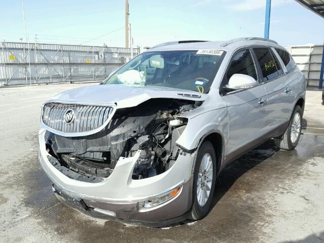 5GAER23DX9J105224 - 2009 BUICK ENCLAVE CX SILVER photo 2