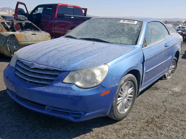 1C3LC55R08N260880 - 2008 CHRYSLER SEBRING TO BLUE photo 2