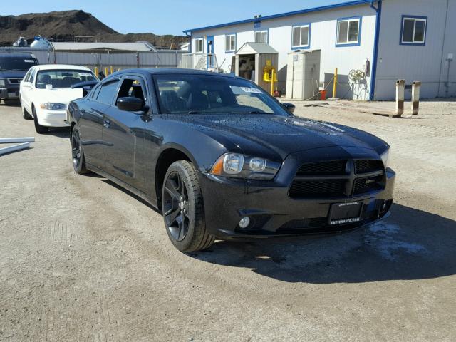 2C3CDXHG4DH560704 - 2013 DODGE CHARGER SX BLACK photo 1