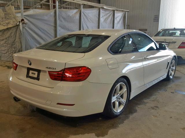 WBA3N3C56EK230237 - 2014 BMW 428 I WHITE photo 4