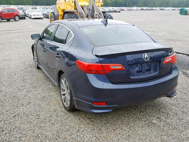 19VDE2E5XDE000838 - 2013 ACURA ILX 24 PRE 蓝色 照片 3