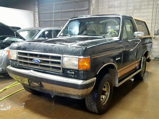 1FMEU15N6KLB36392 - 1989 FORD BRONCO U10 BLACK photo 2