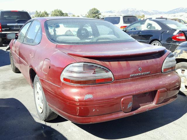 1G2WK52J71F220472 - 2001 PONTIAC GRAND PRIX RED photo 3