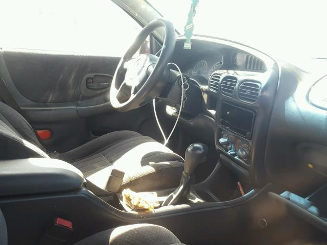 1G2WK52J71F220472 - 2001 PONTIAC GRAND PRIX RED photo 5