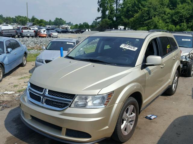 3D4PG1FG3BT505902 - 2011 DODGE JOURNEY MA GOLD photo 2