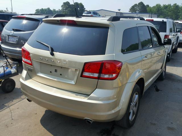 3D4PG1FG3BT505902 - 2011 DODGE JOURNEY MA GOLD photo 4