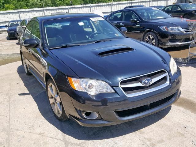 4S3BL676684202830 - 2008 SUBARU LEGACY GT BLUE photo 1