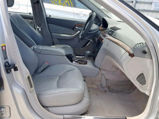 WDBNG75J73A376414 - 2003 MERCEDES-BENZ S 500 SILVER photo 5