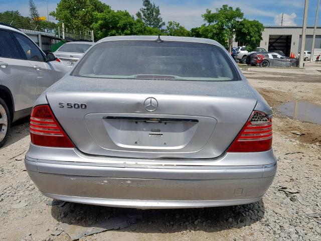 WDBNG75J73A376414 - 2003 MERCEDES-BENZ S 500 SILVER photo 9