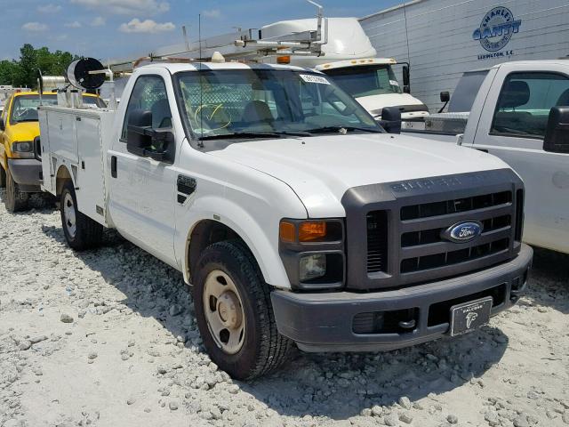 1FDWF30578EC54420 - 2008 FORD F350 SRW S WHITE photo 1