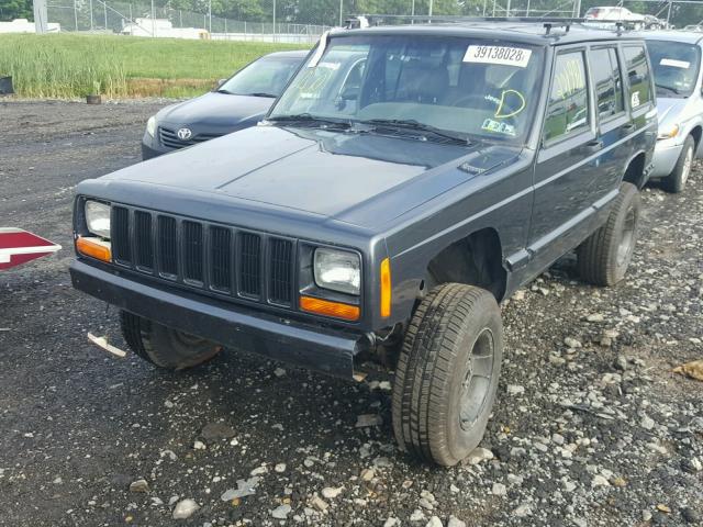 1J4FJ78SXWL235593 - 1998 JEEP CHEROKEE L BLACK photo 2