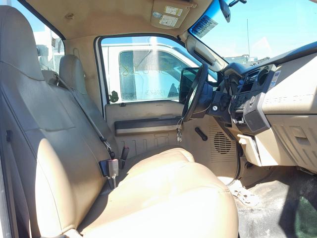 1FD3F30508EE46488 - 2008 FORD F350 SRW S WHITE photo 5