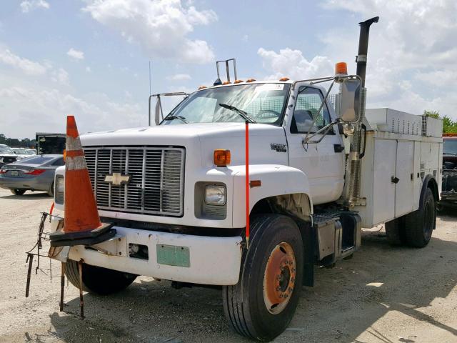 1GBM7H1J4TJ107638 - 1996 CHEVROLET KODIAK C7H WHITE photo 2