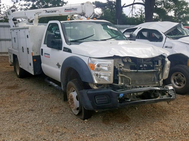 1FDUF5HT0EEB36758 - 2014 FORD F550 SUPER WHITE photo 1