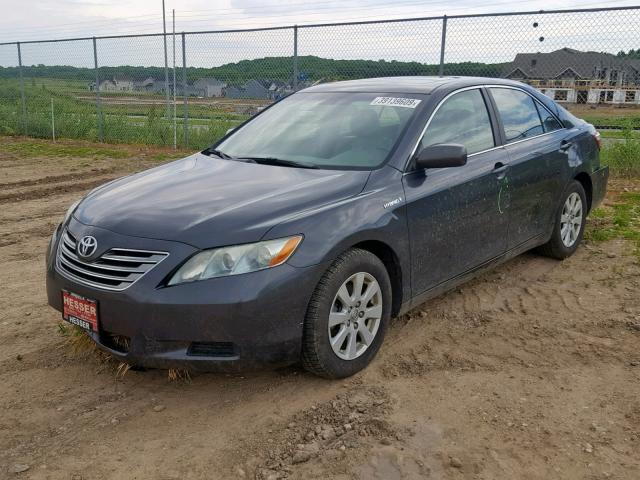 4T1BB46K29U069695 - 2009 TOYOTA CAMRY HYBR GRAY photo 2