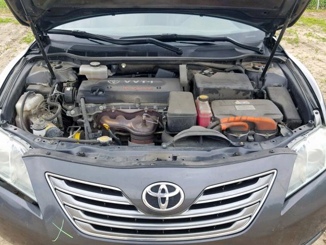 4T1BB46K29U069695 - 2009 TOYOTA CAMRY HYBR GRAY photo 7