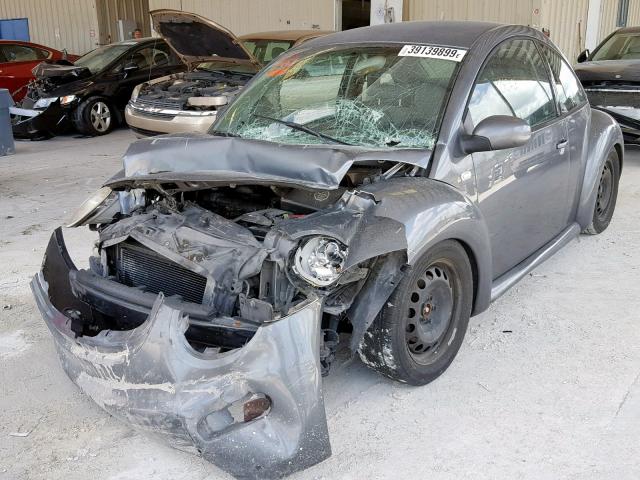3VWCP21C72M412264 - 2002 VOLKSWAGEN NEW BEETLE გრაფიტი ფოტო 2