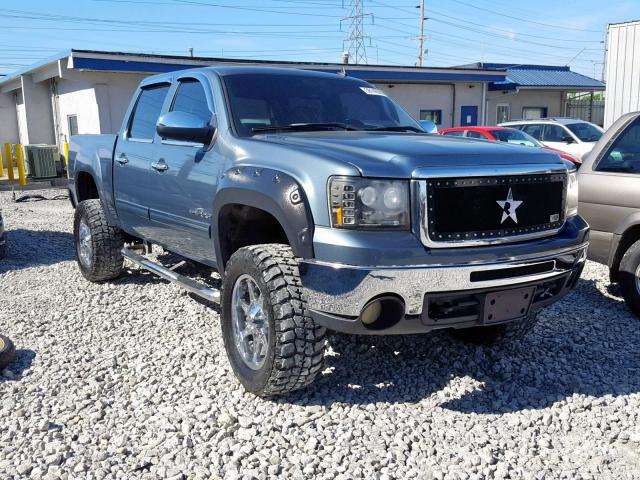 2GTEK13M271527105 - 2007 GMC NEW SIERRA BLUE photo 1