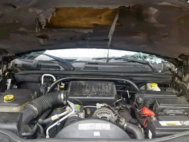 1J8HH48P77C502011 - 2007 JEEP COMMANDER BLACK photo 7