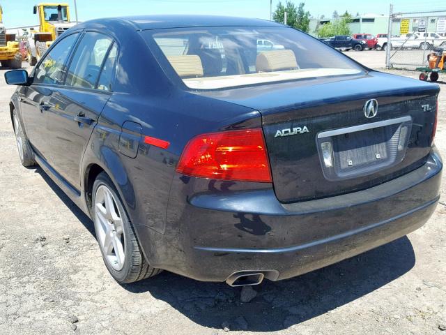 19UUA66236A803240 - 2006 ACURA 3.2TL BLACK photo 3