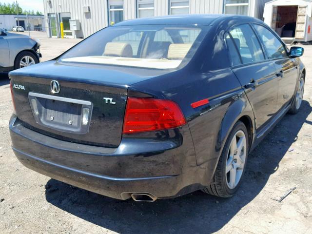 19UUA66236A803240 - 2006 ACURA 3.2TL BLACK photo 4