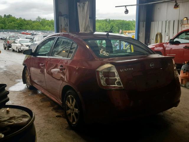 3N1AB6AP2AL714927 - 2010 NISSAN SENTRA 2.0 RED photo 3