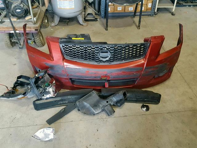 3N1AB6AP2AL714927 - 2010 NISSAN SENTRA 2.0 RED photo 9