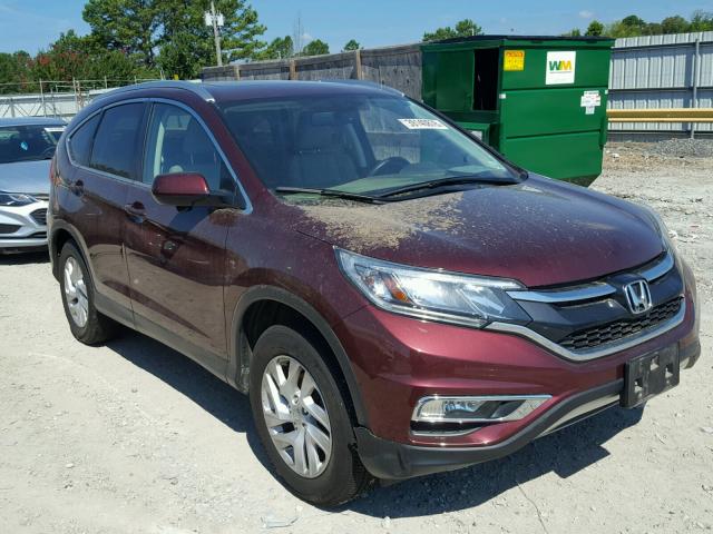 2HKRM4H70FH686217 - 2015 HONDA CR-V EXL RED photo 1