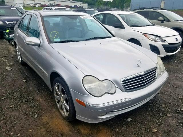 WDBRF40JX3A532729 - 2003 MERCEDES-BENZ C230 SILVER photo 1