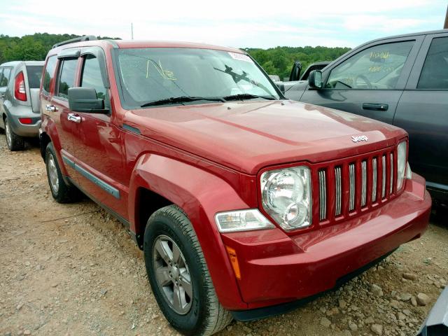 1J4PN2GK7AW160162 - 2010 JEEP LIBERTY SP RED photo 1