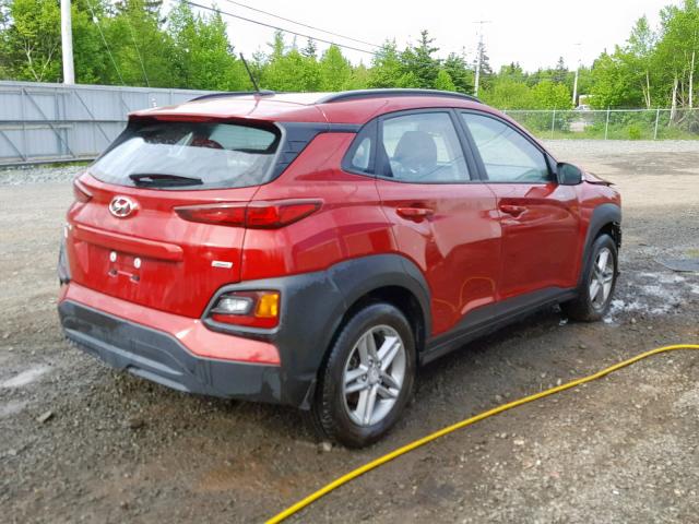 KM8K1CAA0KU206294 - 2019 HYUNDAI KONA SE RED photo 4