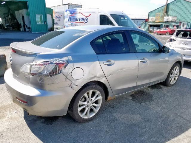 JM1BL1S5XA1223852 - 2010 MAZDA 3 S SILVER photo 4