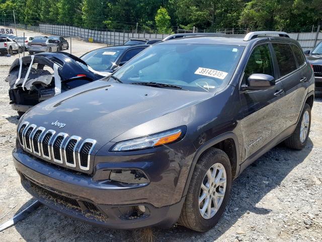 1C4PJLCB1FW517680 - 2015 JEEP CHEROKEE L GRAY photo 2