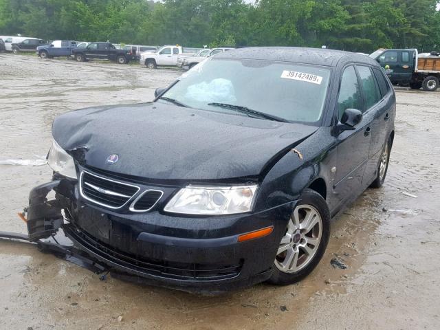 YS3FD59Y071134153 - 2007 SAAB 9-3 2.0T BLACK photo 2